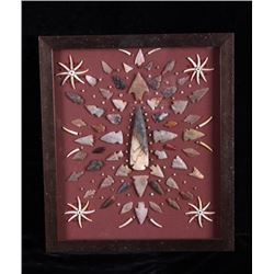 Native American Arrowhead Artifact Collection