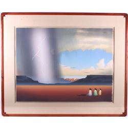 R.C. Gorman  Thunderstorm  Lithograph, 1983