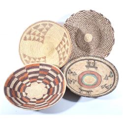 Collection of Hand Woven African Tribal Baskets