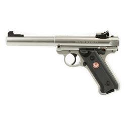 RUGER MRK IV TRGT 22LR 5.5" STN 10RD