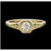 Image 2 : 0.50 ctw Diamond Ring - 14KT Yellow Gold