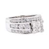 Image 1 : 2.50 ctw Diamond Ring - 14KT White Gold