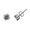 Image 2 : 1.2 ctw Diamond Earrings - 14KT White Gold