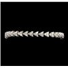 Image 1 : 5.00 ctw Diamond Bracelet - 14KT White Gold