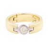 Image 2 : 0.26 ctw Diamond Ring - 14KT Yellow And White Gold