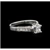 Image 1 : 0.90 ctw Diamond Ring - 14KT White Gold