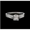 Image 2 : 0.90 ctw Diamond Ring - 14KT White Gold