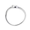 Image 2 : 0.19 ctw Diamond Ring - 18KT White Gold
