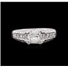 Image 2 : 1.55 ctw Diamond Ring - 14KT White Gold