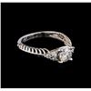 Image 1 : 0.90 ctw Diamond Ring - 14KT White Gold