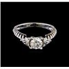 Image 2 : 0.90 ctw Diamond Ring - 14KT White Gold