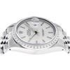 Image 8 : Rolex Mens Stainless Steel Silver Index 36MM Diamond Datejust Wristwatch