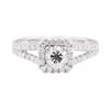 Image 2 : 1.00 ctw Diamond Ring - 14KT White Gold
