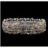 Image 2 : 20.40 ctw Diamond Bracelet - 18KT White Gold