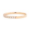 Image 2 : 0.25 ctw Diamond Ring - 14KT Rose Gold