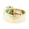Image 3 : 2.04 ctw Emerald And Diamond Ring - 14KT Yellow Gold