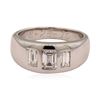 Image 1 : 0.88 ctw Diamond Ring - 14KT White Gold