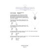 Image 3 : 1.36 ctw Diamond Pendant With Chain - 14KT-18KT White Gold