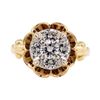 Image 2 : 1.00 ctw Diamond Ring - 14KT Yellow and White Gold