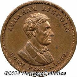 Lincoln Campaign Medal with Advertising