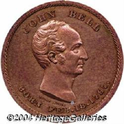 Rare Bell Everett Campaign Medal 1860