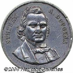 Largest Stephen Douglas Campaign Medal