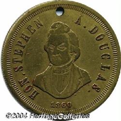 1860 Stephen Douglas Campaign Medal