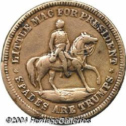 Rare McClellan Uniface Token 1864