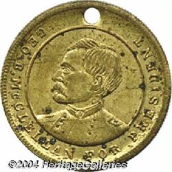 Small McClellan Campaign Token