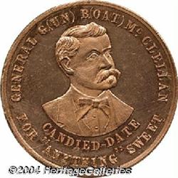 Anti McClellan Camapign Token 1877