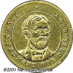 Uncirculated 1864 Fremont Campaign Token