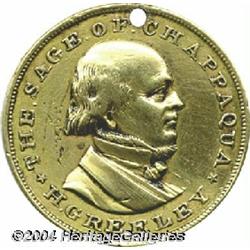 Greeley Campaign Token 1872