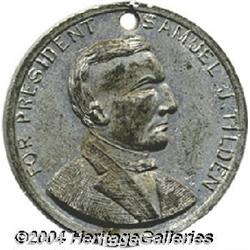 Tilden Hendricks Campaign Token 1876