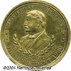 Unlisted Garfield Hancock Medal 1880