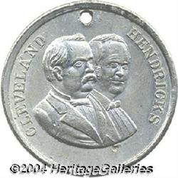 Cleveland Hendricks Jugate Campaign Medal