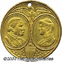 1888 Cleveland Jugate Campaign Token Pair