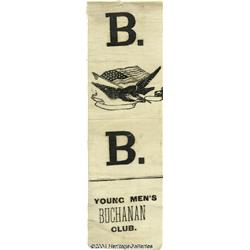 Buchanan Breckinridge Campaign Ribbon 1856