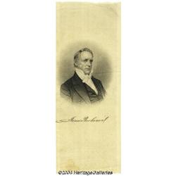 James Buchanan Silk Ribbon 1856