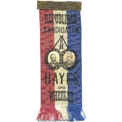 Bold Hayes Wheeler Jugate Ribbon 1876
