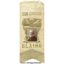 James G Blaine Campaign Ribbon