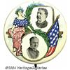 Image 1 : 1908 Taft Sherman Celluloid Picture Pin