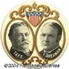Image 1 : Taft Sherman Celluloid Jugate Pin