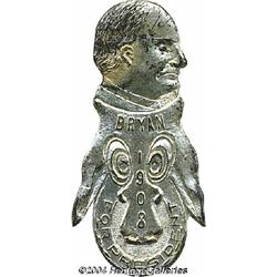 Bryan 1908 Metal Caricature Pin