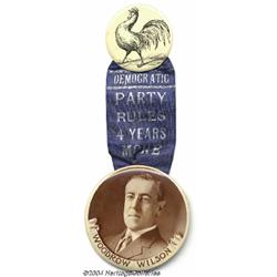 1916 Wilson Badge and Hanger