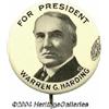 Image 1 : Harding For President Celluloid Pin