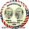 Image 1 : Hoover Curtis Celluloid Inaugural Pin