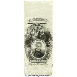 W H Harrison 1840 Campaign Ribbon