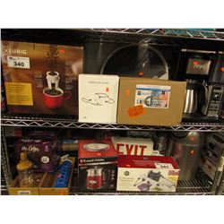 KEURIG COFFEE MACHINE, COFFE PODS, PROPELLER GUARD FOR MAVIC, NINJA COFFEE BREW MACHINE, LAWN DICE,