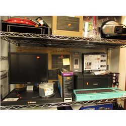 ACER MONITOR (BROKEN), DELL MONITOR, TOPMATE LAPTOP COOLING PAD, CANON PRINTER, WEISER DIGITAL