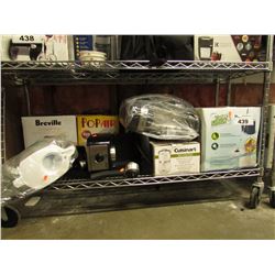 BREVILLE CONTROL GRIP, BRITA WATER FILTER, POP CORN POPPER, TWIST & SHOUT MOP SET, COFFEE MAKERS,